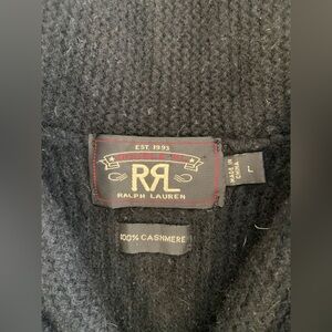 Rouble RL Ralph Lauren Black Cashmere Men's Sweater